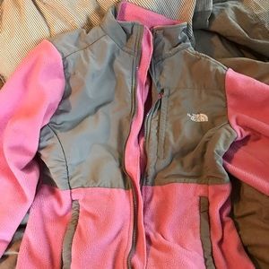 Brand new pink/grey North Face jacket